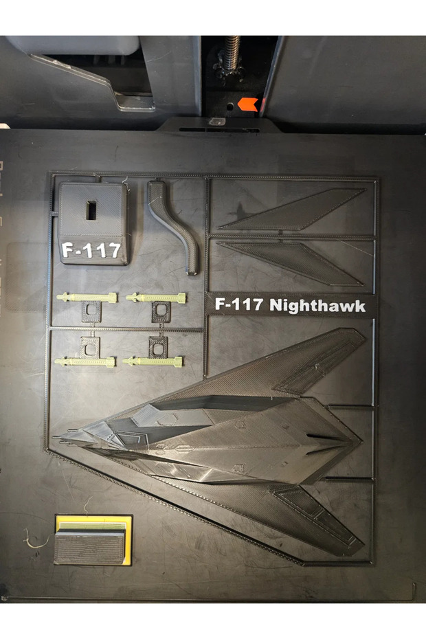 F117 Uçak Model Kiti - 6