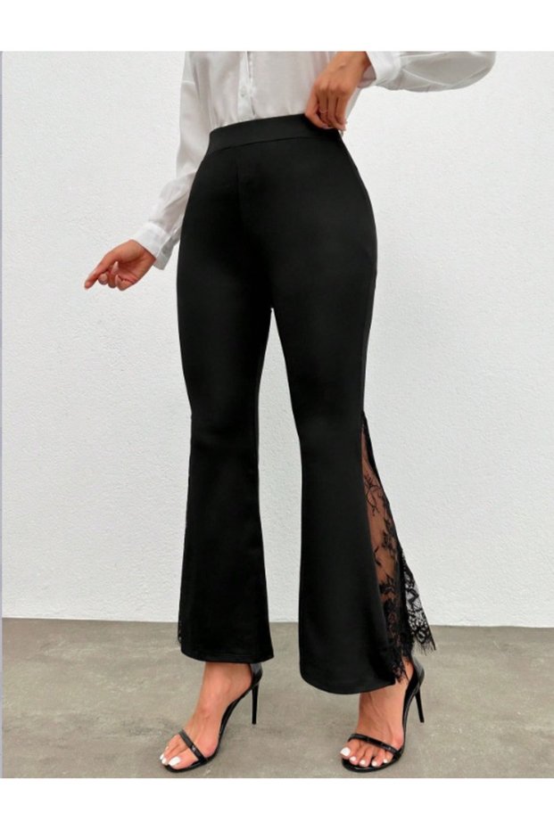 Women's spanish leg lace detail diving leggings