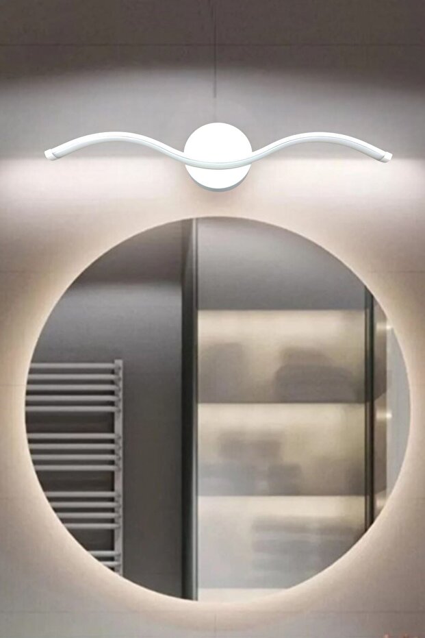 Wave Modern Design White Color Daylight Led Bathroom - Kitchen - Living Room Led Wall Sconce
