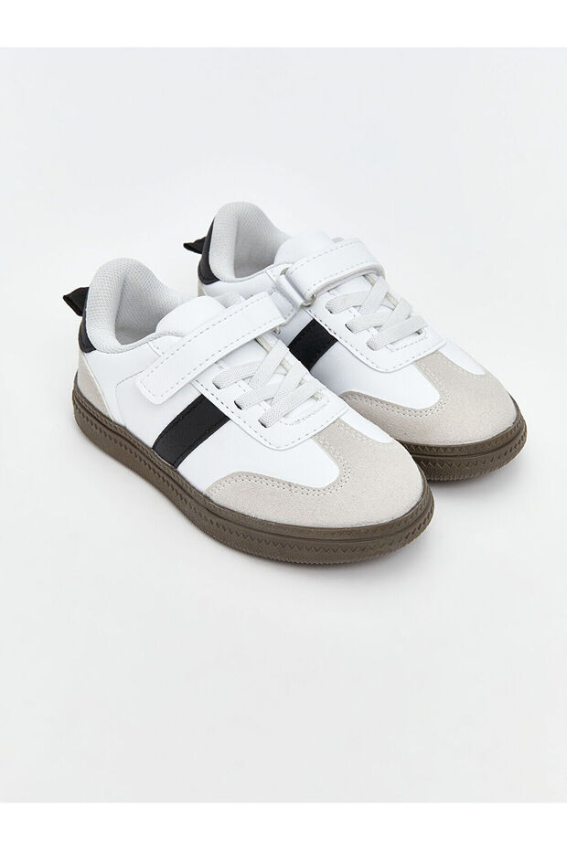 Baby Boy Sneakers with Laces and Velcro