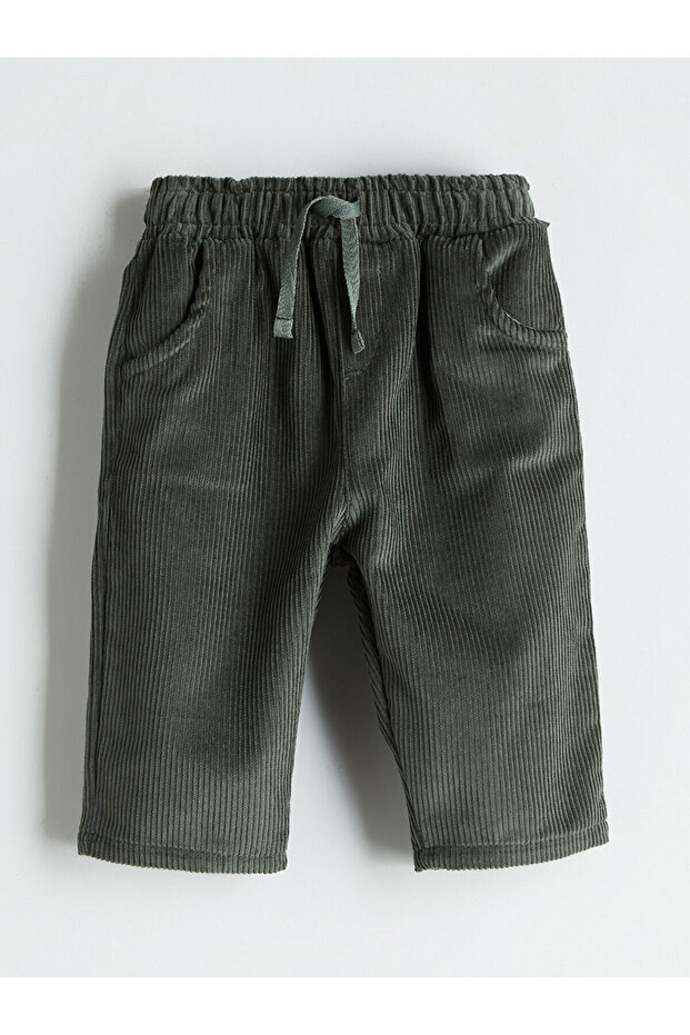 Beli Lastikli Erkek Bebek Pantolon - 1