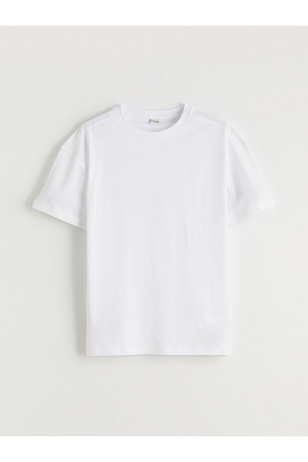 Peak New Season Crew Neck Basic Boys' T-Shirt