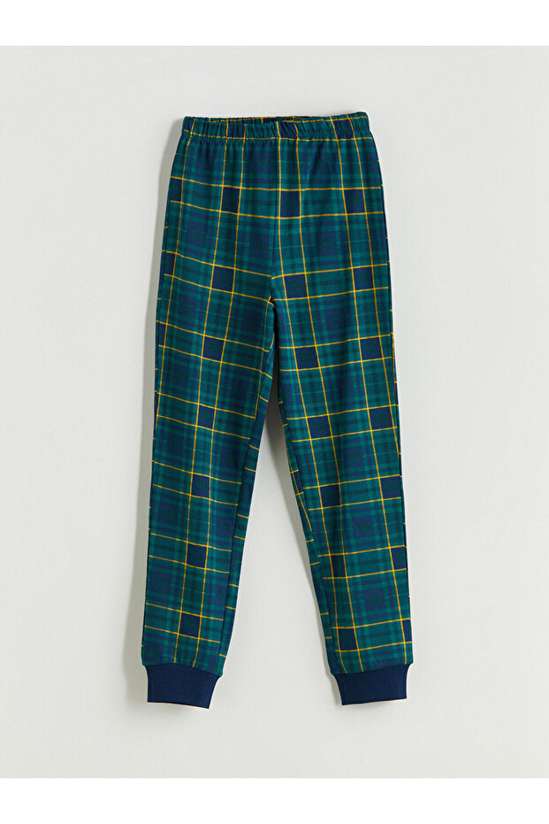 Bisiklet Yaka Erkek Çocuk Pijama - 7