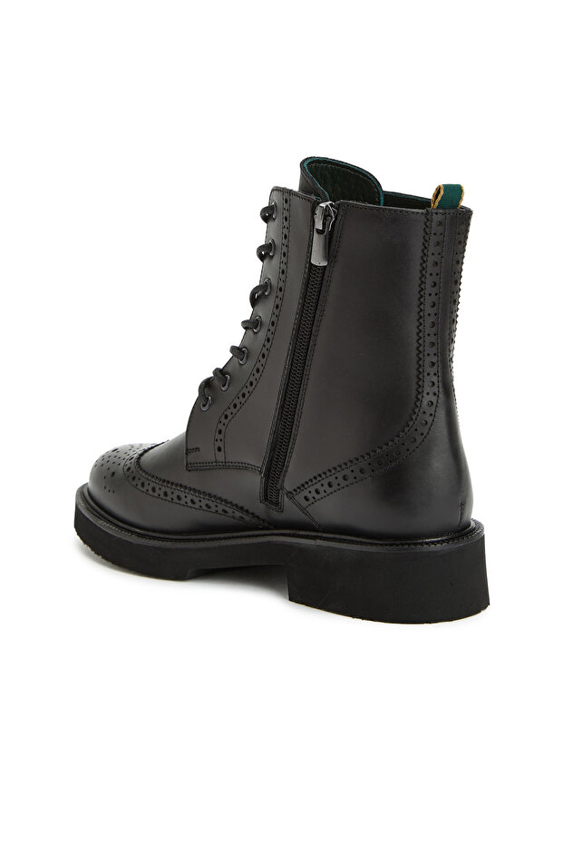 Siyah Kadın Deri Bot - 3