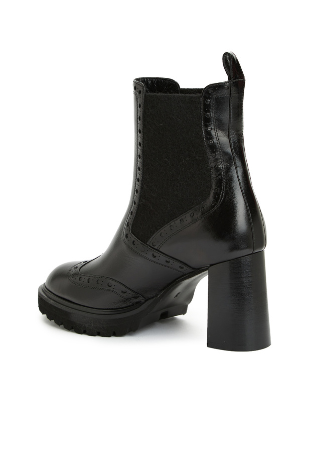 Siyah Kadın Deri Bot - 3