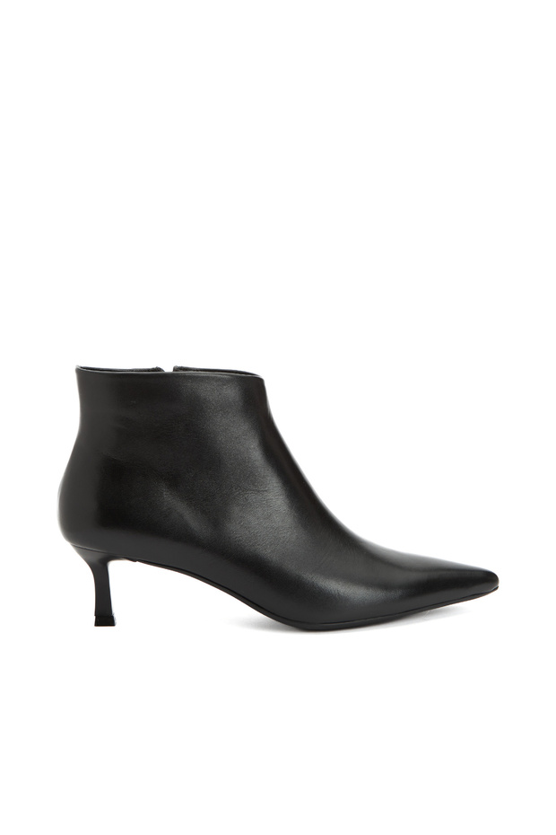 Siyah Kadın Süet Deri Bot - 1