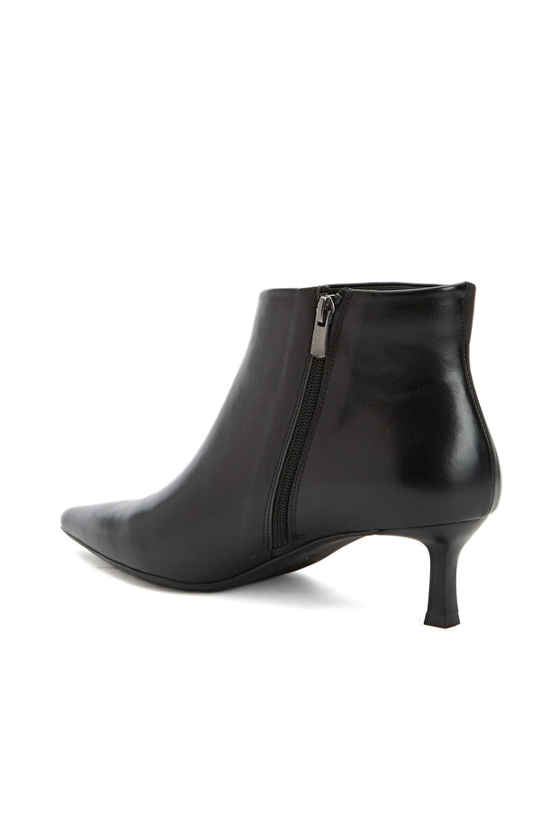 Siyah Kadın Süet Deri Bot - 3