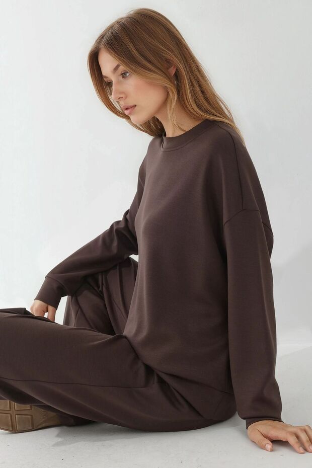 Modal Touch Basic Sweatshirt - 2
