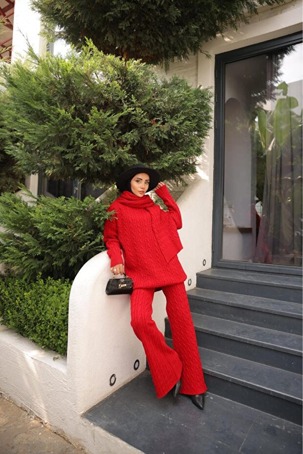 طقم مع وشاح - 7