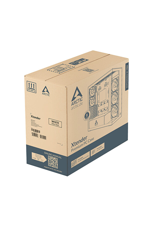 Корпус Xtender, MiddleTower, E-ATX, бял - 10