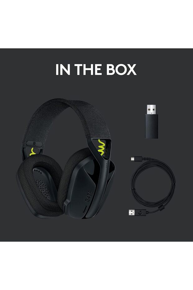 سماعة الألعاب اللاسلكية Logitech G435 LIGHTSPEED وBluetooth - أسود - 6