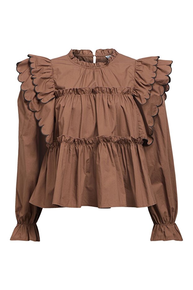 Oberteil mit langen Ärmeln OBJHOPE - 2