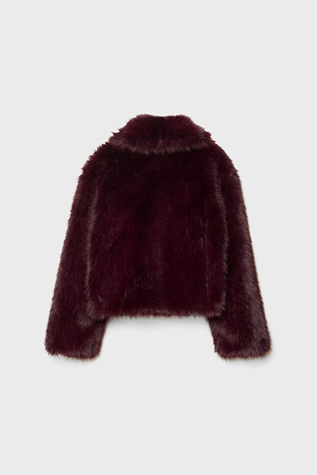 Suni kürk ceket - 6