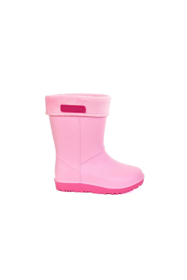 Modaonn Girls' Warm Lined Waterproof Rain Boots