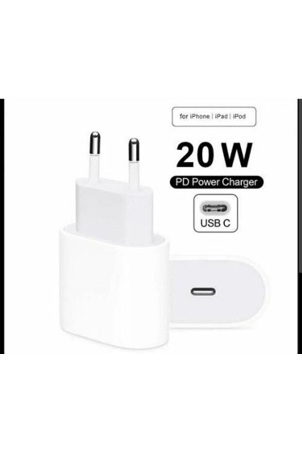 İphone Adaptör Şarj Başlığı 11-12-13-14-15 Uyumlu 20 w Hızlı Usb-c Type-c Başlık - 1