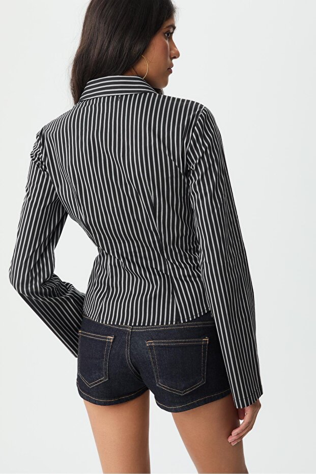 Dar kesim gömlek - 5