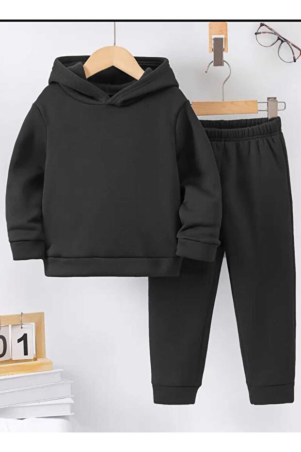 Hooded Children's Tracksuit Set Unisex