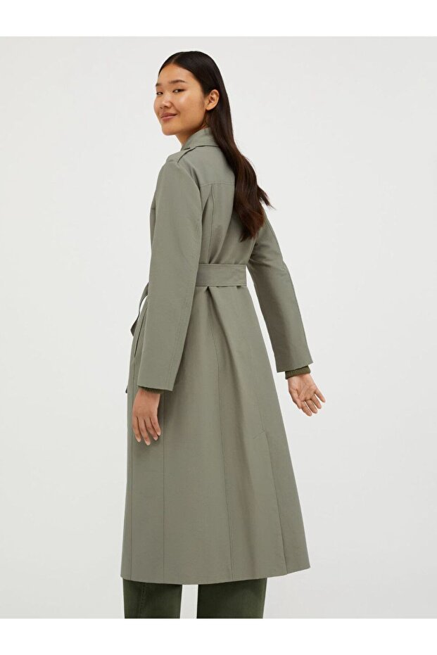 MİDİ BOY KEMERLİ TRENÇKOT - 2