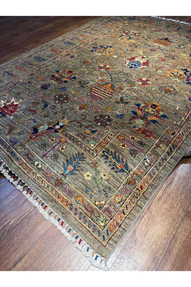 El dokuma Afgan halısı - 3