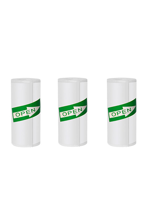 3pcs white sticker Colorful Label Sticker 57*25MM Self-adhesive Roll Paper Label Sticker Photo Inkle