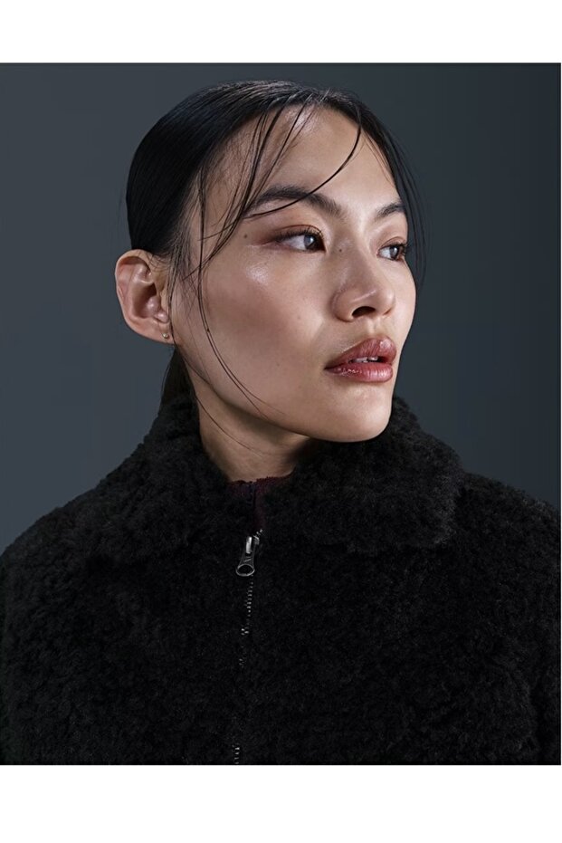 Essential Sharpa Bomber Kadın Mont - 4