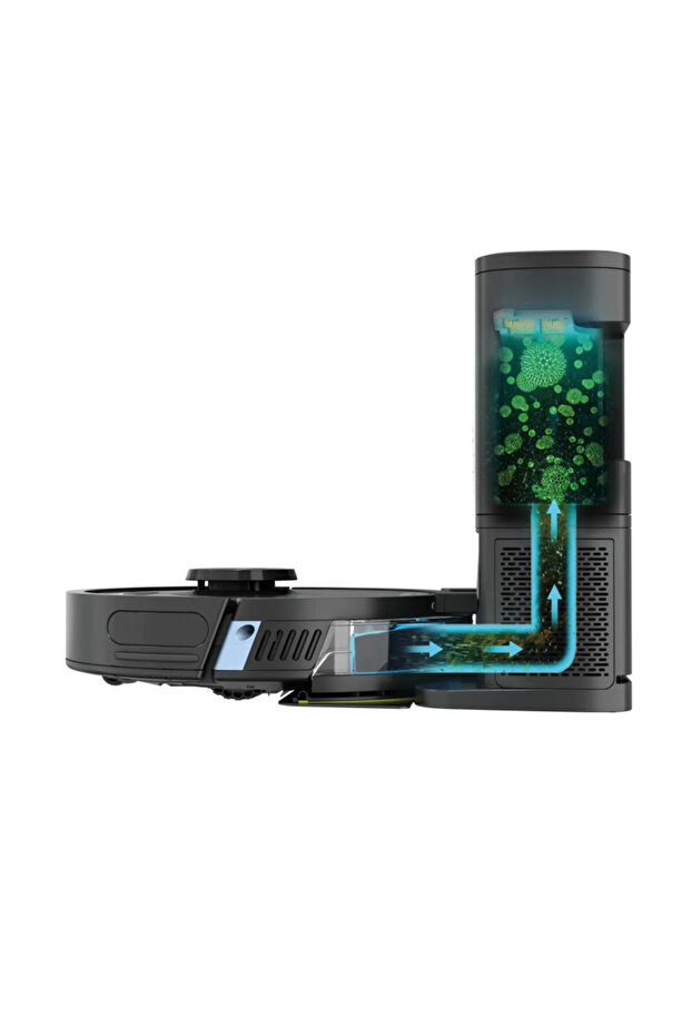 Robot vacuum cleaner Matrix Plus RV2620WAEU, 650W, 0.3l,360 LiDAR, 110min, Matrix Clean, Black - 9