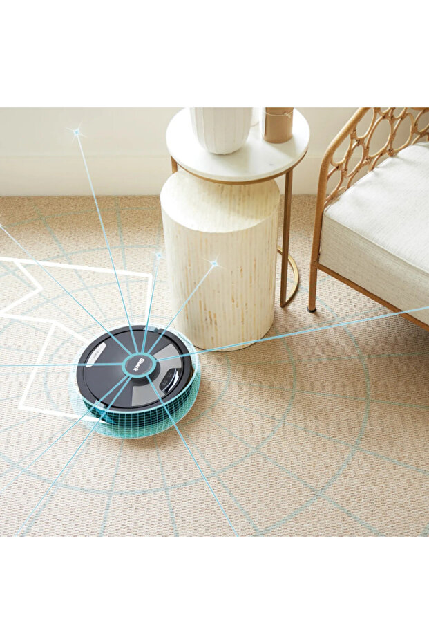 Robot vacuum cleaner Matrix Plus RV2620WAEU, 650W, 0.3l,360 LiDAR, 110min, Matrix Clean, Black - 4