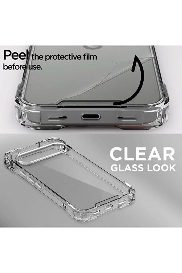 Top-Grade AntiShock Case for Google Pixel 10 Pro XL, Transparent - 3