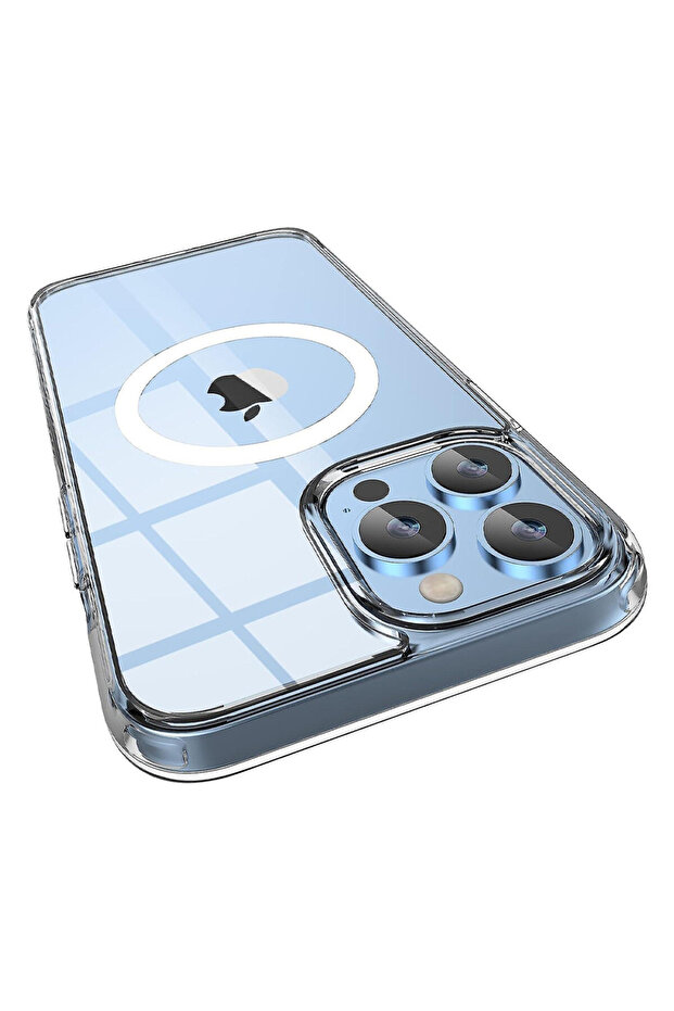 MagSafe Protective Case for Apple iPhone 16 Pro Max, ProCore Tech, White/Clear - 3