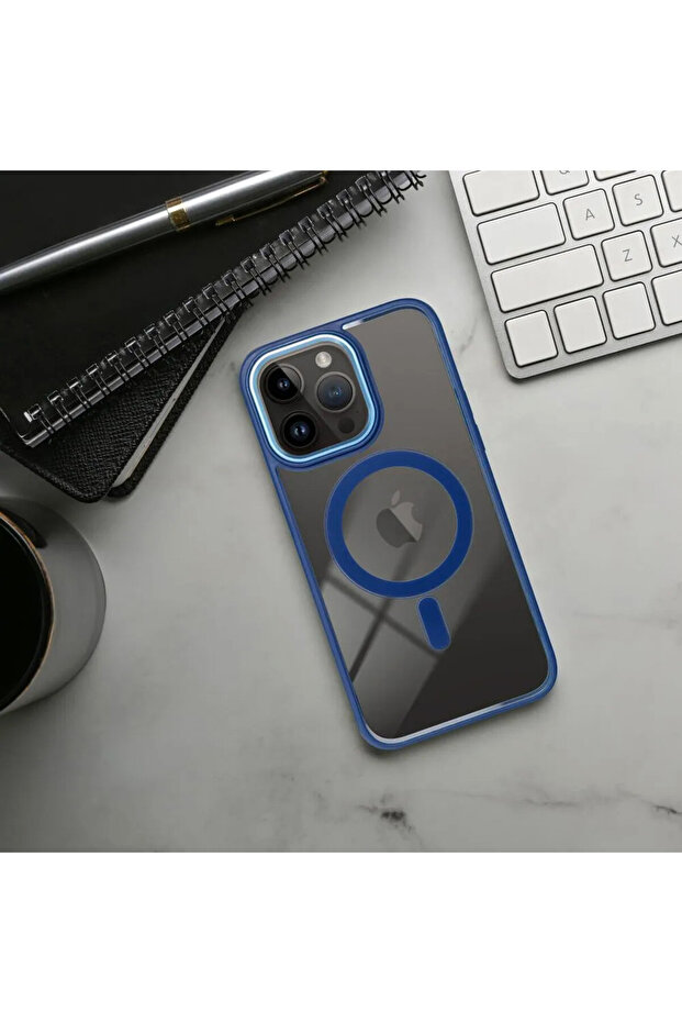 Защитен калъф MagSafe за Apple iPhone 16 Pro, ProCore Tech, син - 5