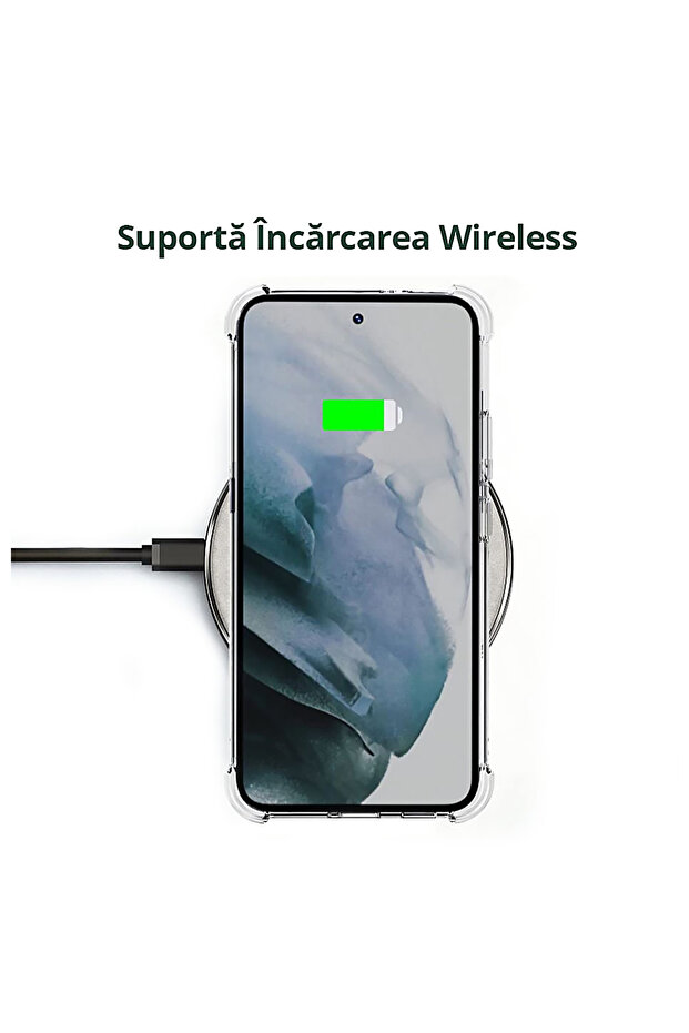 Anti-Shock Silicone Case for Google Pixel 8a, Transparent - 4