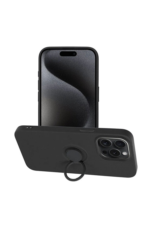 Case for Apple iPhone 16 Pro, Microfiber Interior, Black - 3