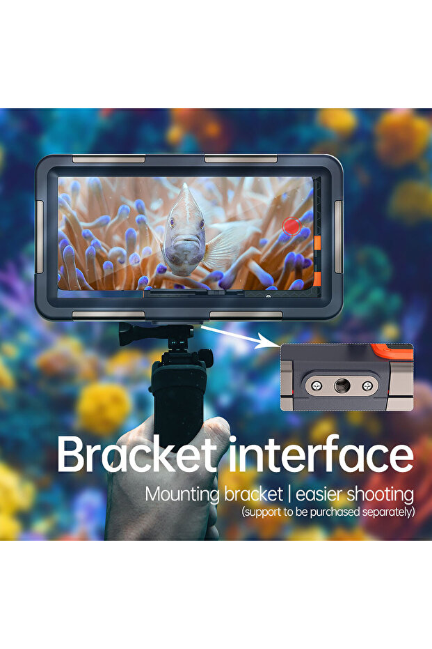 Professional Underwater Protective Case for Google Pixel 7a, Waterproof, Black - 4