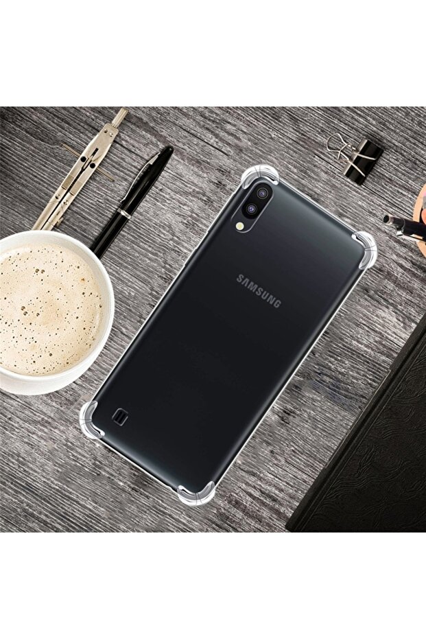 Top-Grade AntiShock Case for Samsung Galaxy A10, Transparent - 3