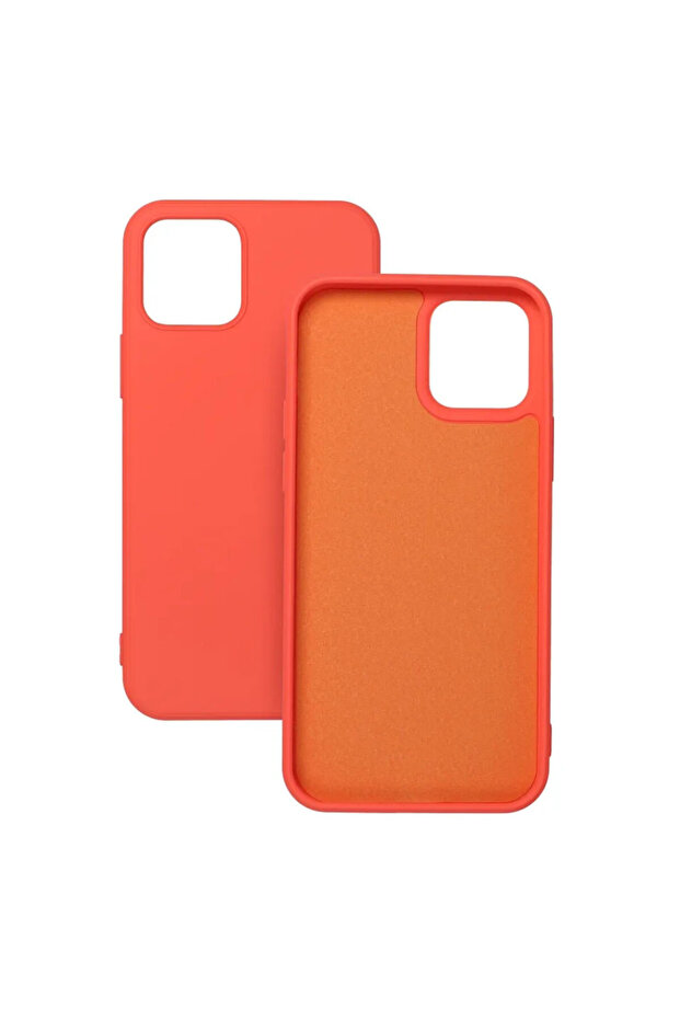 Case for Apple iPhone 16 Pro, Silicone, Microfiber, Peach - 5