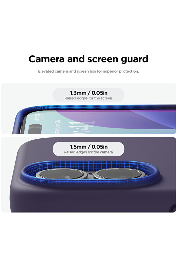 Smooth Silicone Microfiber Protective Case for Apple iPhone 16 Plus, Purple - 4