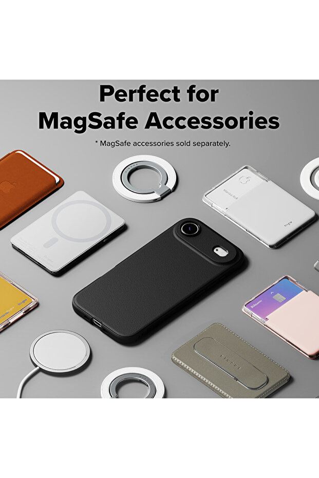 Protective Case for Apple iPhone Air, Bumper, Wireless Charging, Black - 4