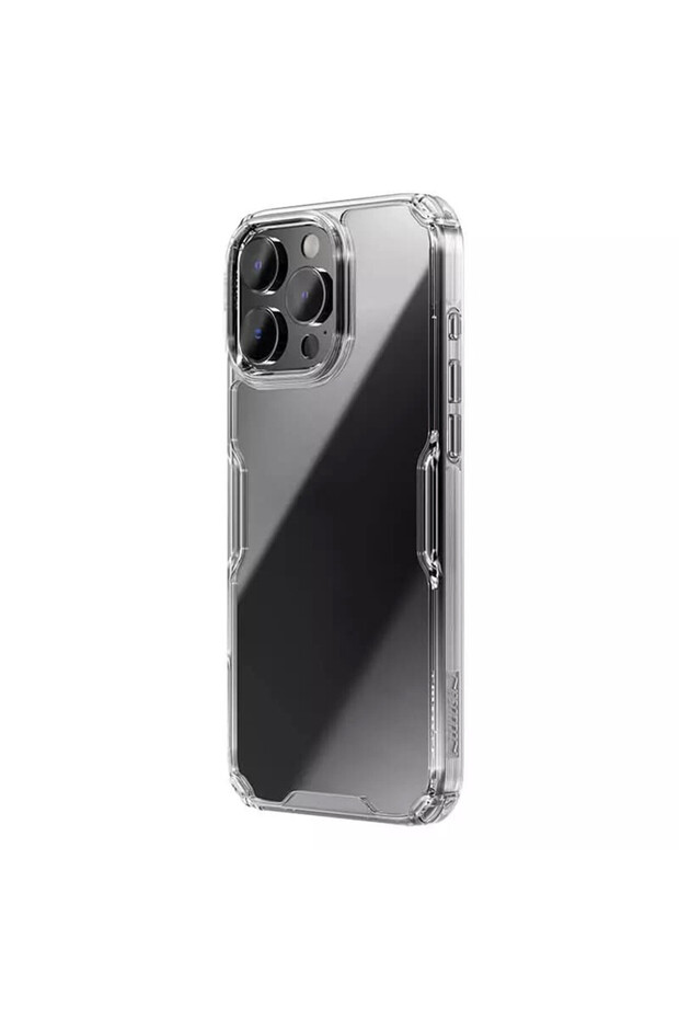 AntiShock Case for Apple iPhone 16 Pro Max, Anti-Yellowing, Transparent - 3