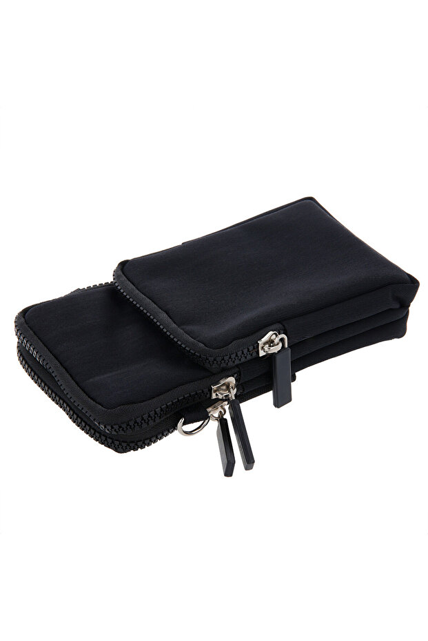 Universal Phone Case for TCL, Card Wallet, Black - 6