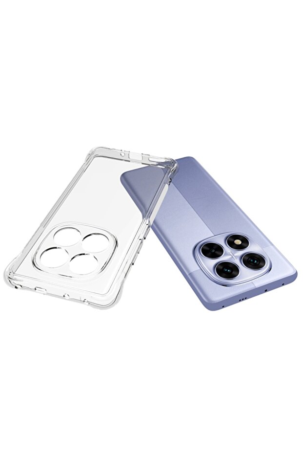 Husa Top-Grade AntiShock pentru Xiaomi Redmi Note 14 Pro, Transparent - 3