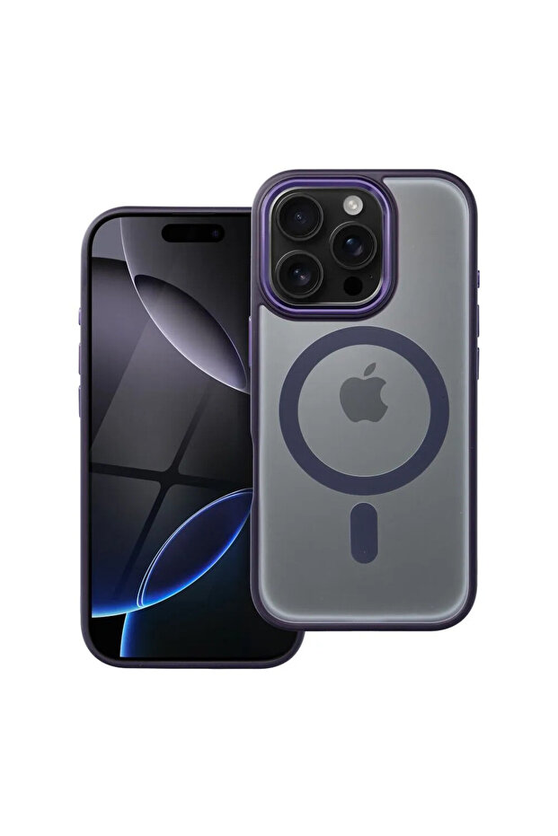 MatteMag Protective Case for Apple iPhone 16 Pro, ProCore Tech, Purple - 1