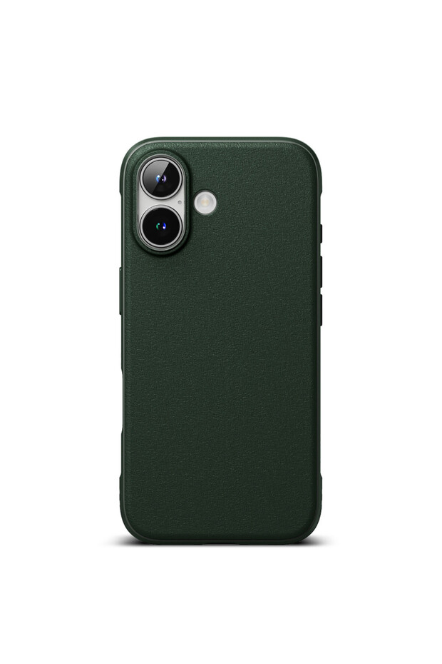 Protective Case for Apple iPhone 16 Plus, Bumper, Wireless Charging, Dark Green - 3