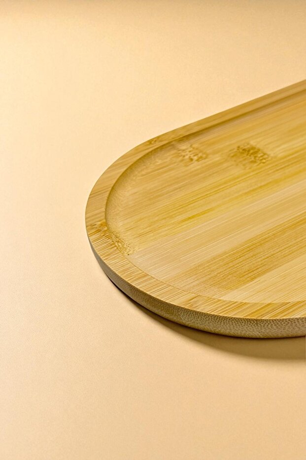 Bambu Oval Tepsi Sunumluk - 2
