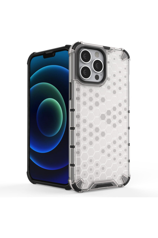 Husa pentru Apple iPhone 13 Pro, Hybrid, Transparent - 3