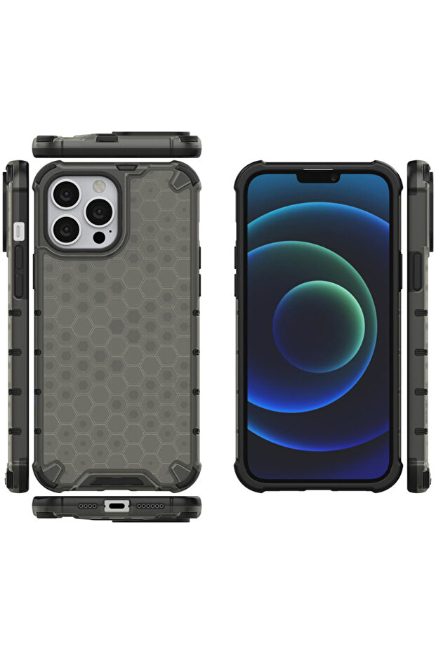 Case for Apple iPhone 14 Pro, Hybrid, Gray - 3