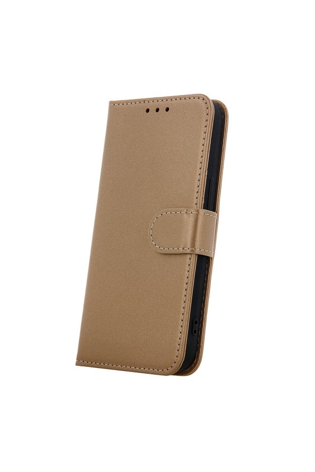 Flip PU Case for Apple iPhone Pro with Clasp, Full Protection, Gold