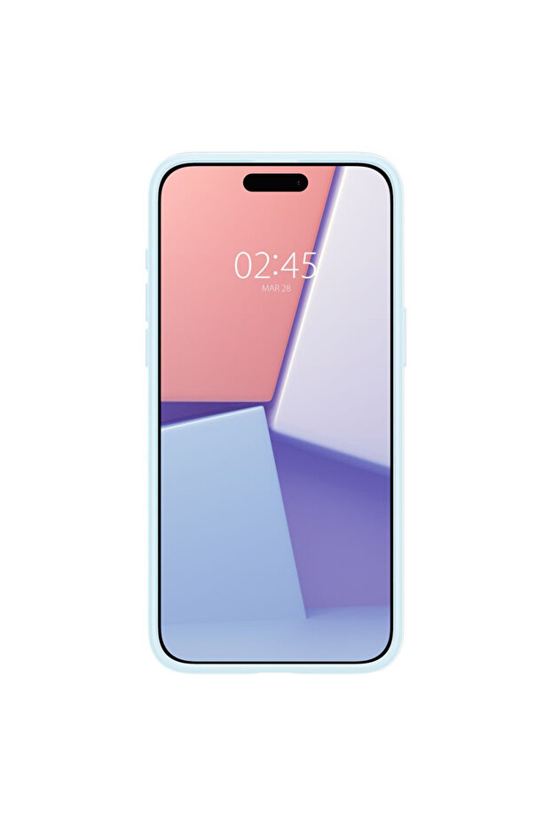 Thin Fit Case for iPhone 15 Pro, Thermoplastic Polyurethane, Elegant Texture, Blue - 2