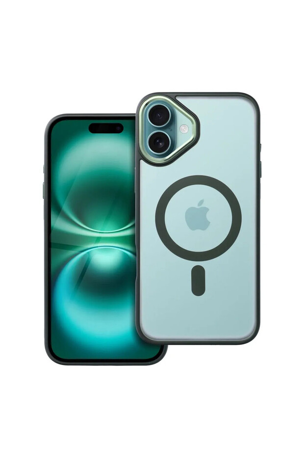 MatteMag Protective Case for Apple iPhone 16 Plus, ProCore Tech, Green - 1