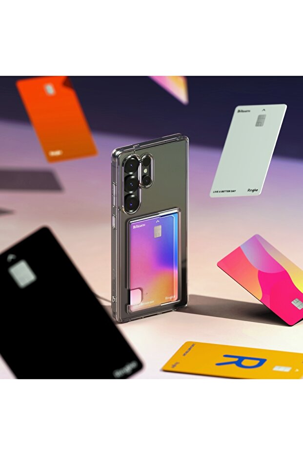 OptimPocket Design Case for Samsung Galaxy S25+, Transparent - 3