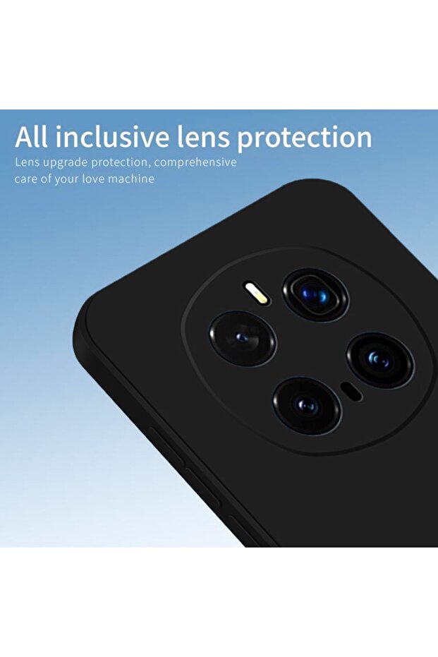 Matte Case for Honor Magic7, Camera Protection, Lightweight, Raised Edges, Black - 4